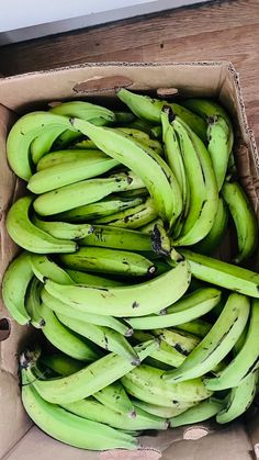 Carton  de Bananes Plantains de 22kg